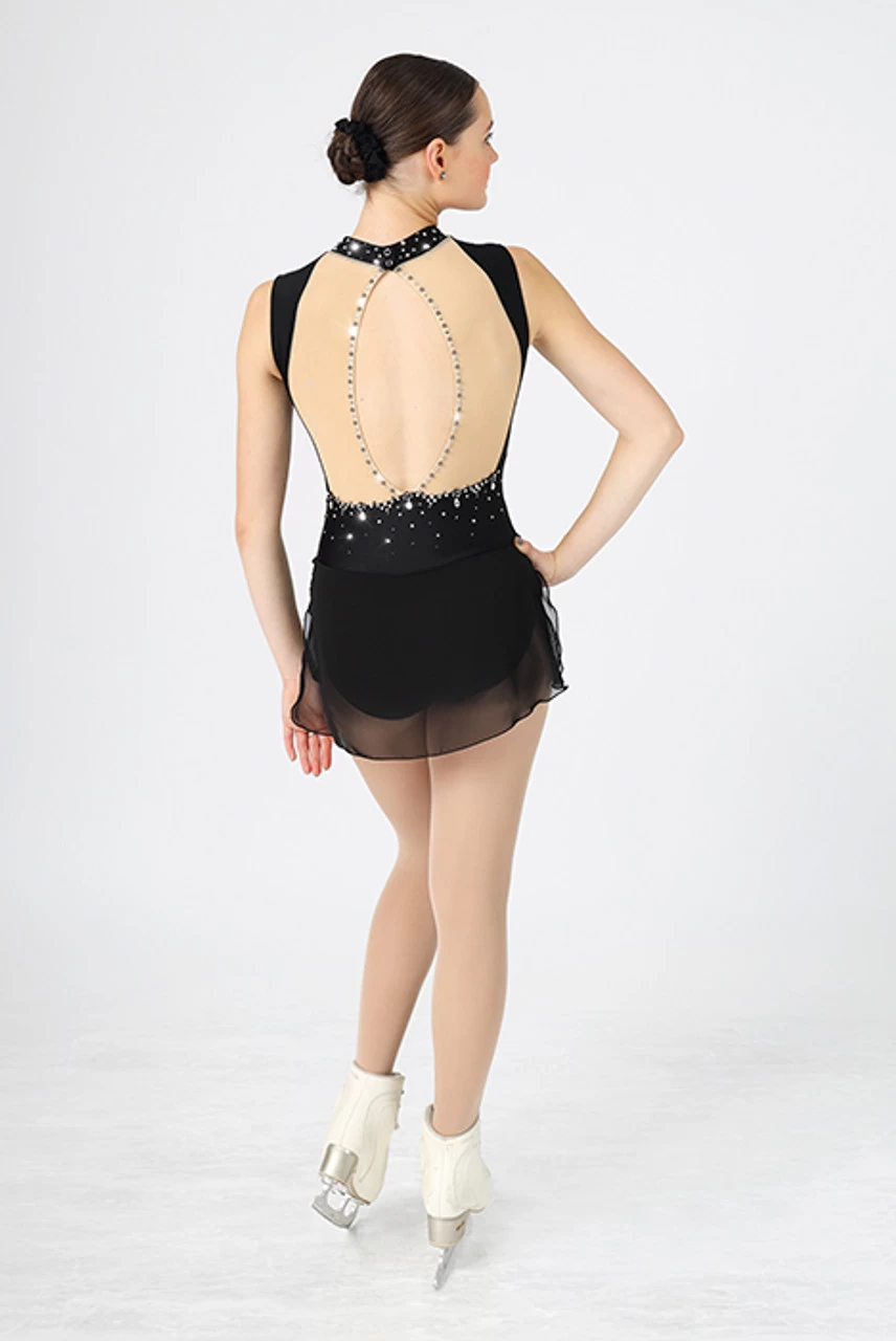 Mondor 2605 Shiny Nylon Sleeveless Dress - Image 2