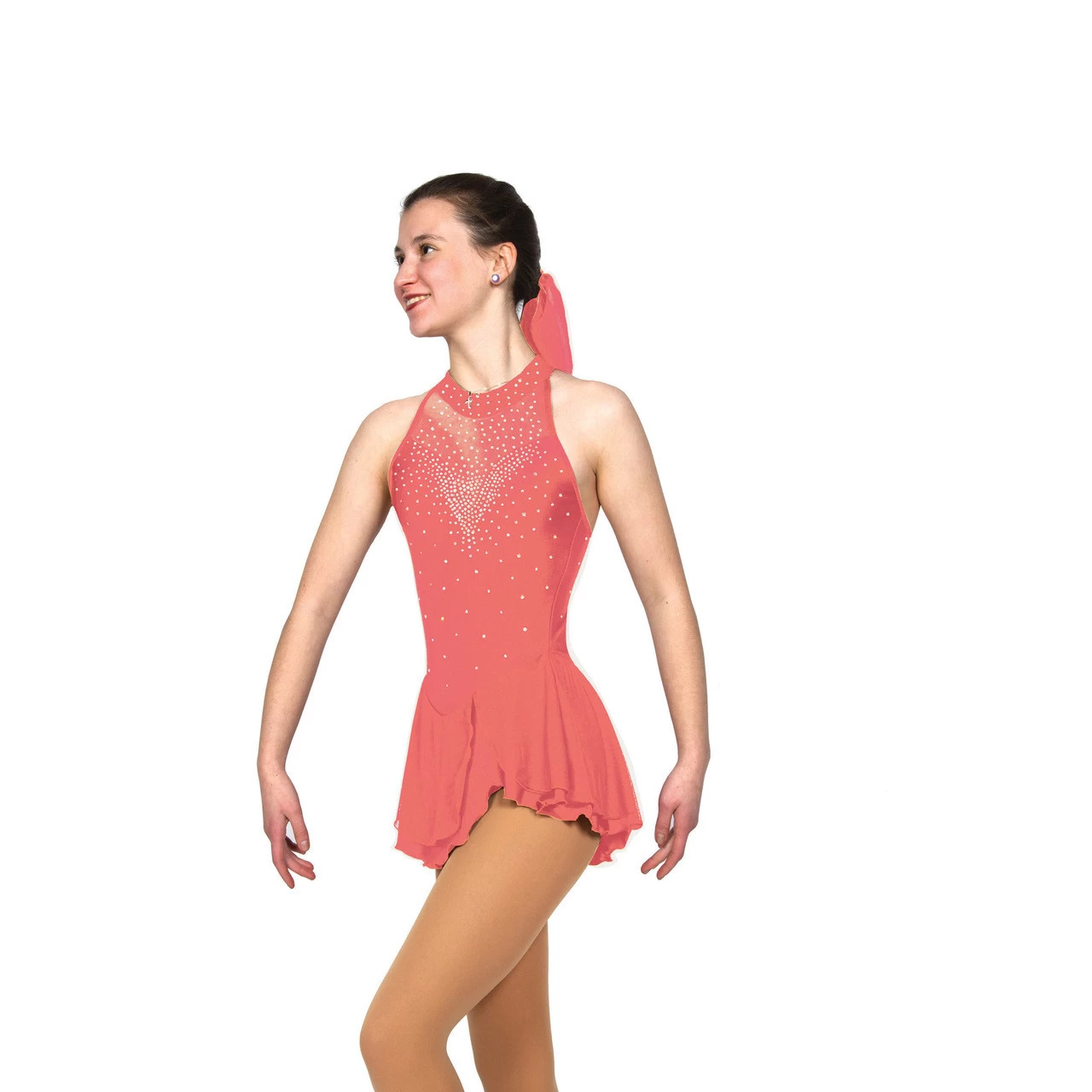 Solitaire Style F22004 Elegant Cross Back - Wine - Image 5