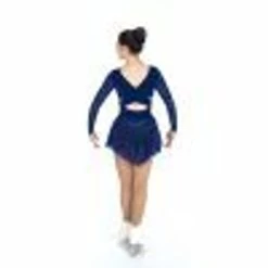 Jerrys 654 -It's A Wrap Dress - Deep Blue DISCONTINUED Adult Small