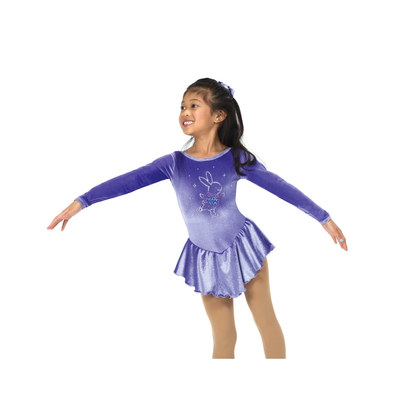 676 Ice Bunny Dress: Royal Blue- Jerry's Skating World - Image 2
